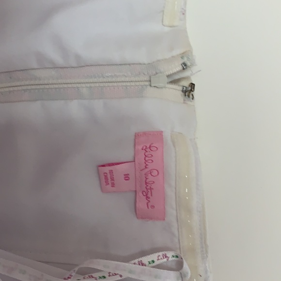 Lilly Pulitzer Bowen Dress size 10. Pink and navy. - Picture 6 of 6